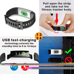 kungix fitness tracker watch