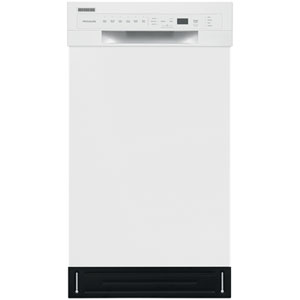 Frigidaire 18" 52dB Front-Control Stainless Steel Tub Dishwasher ENERGY STAR (FFBD1831UW) - White