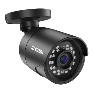 ZOSI Add-on Wired 1080P 2MP HD Hybrid 4-in-1 Bullet Outdoor Analog Security Camera for TVI/CVI/AHD/CVBS DVR Recorder & Surveillance Camera System, 80ft Night Vision, IP66