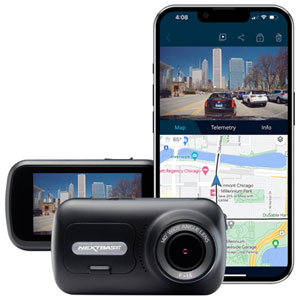 Nextbase 322GW Full HD 1080p Dash Cam with 2.5" LED HD IPS Touch Screen & Wi-Fi