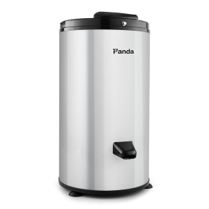 Panda High End Stainless Steel Portable Spin Dryer Apartment Size 110V 22lbs Large Capacity, 3200 rpm. Stainless Steel Drum