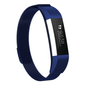 StrapsCo Stainless Steel Milanese Mesh Watch Band Strap for Fitbit Ace - Blue