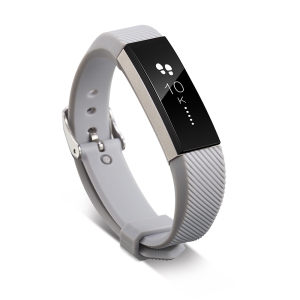StrapsCo Silicone Rubber Watch Band Strap for Fitbit Ace - Grey