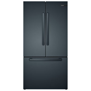 Bosch 800 Series 36" 21 Cu. Ft. Counter-Depth French Door Refrigerator (B36CT80SNB) - Black Stainless Steel