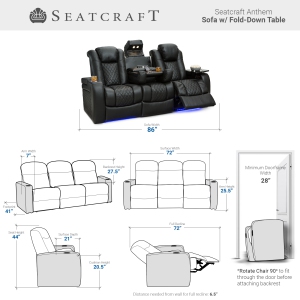 Seatcraft multimedia sofas hot sale