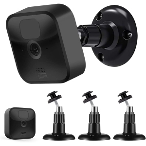 Blink Outdoor Camera Mount, 360 Degree Adjustable Wall Mount Bracket for Blink Outdoor Camera and Blink Indoor Security Camera System Accessories (Black, 3 Pack)