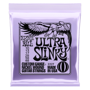 Ernie Ball Nickel Wound Electric Guitar Strings - Ultra Slinky 10-48