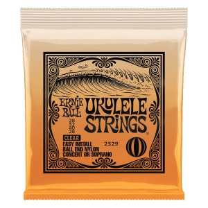 Ernie Ball Nylon Ukulele Strings - Soprano or Concert, Clear