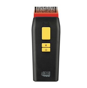 Adesso NuScan 3500TB Bluetooth Mobile Waterproof Antimicrobial 2D Barcode Scanner
