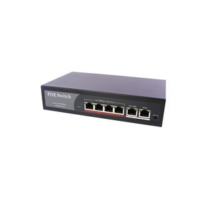 axGear PoE Network Switch 10/100m Power Injector 4 Port + 2 Port Power Over Ethernet
