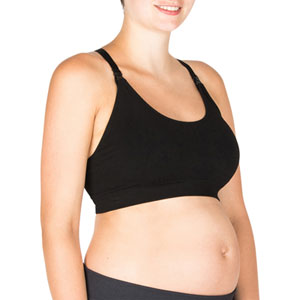 Modern Eternity Bella Yoga Seamless Nursing Bra - Small - Navy