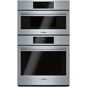 Bosch 30" Self-Clean True Convection Electric Combination Wall Oven (HBL8753UC) - Stainless Steel