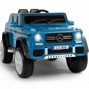 Costway 12V Kids Ride on Truck Jeep Car RC Remote Control w/ LED Lights Music MP3