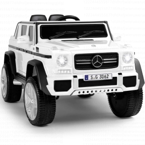 Costway 12V Kids Ride on Truck Jeep Car RC Remote Control w/ LED Lights Music MP3