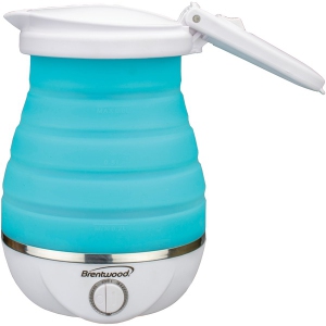 Brentwood 0.8L Collapsible Travel Kettle, Blue