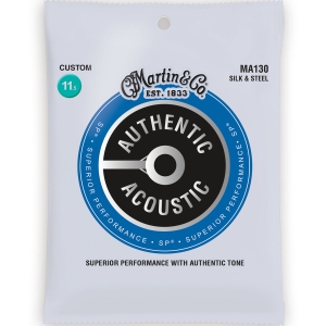Martin Authentic SP Acoustic Guitar Strings - Silk & Steel, 11-1/2-47