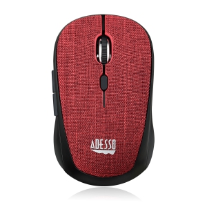 Adesso Technology Wireless Optical Mouse - Red (IMOUSE S80R)