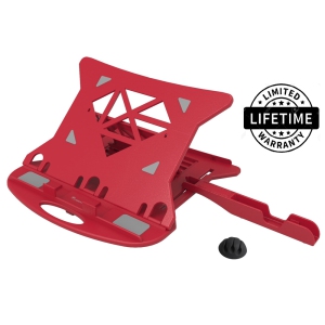Carnation Ergonomic Adjustable Laptop Stand, Compatible With Macbook, Notebook, Tablets - Red Colour