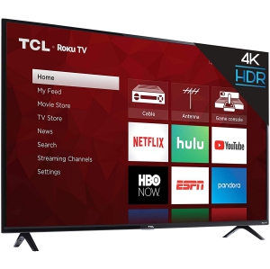 TCL 55" 4-Series 4K UHD HDR LED 120Hz Roku TV Smart TV - Great for Streaming