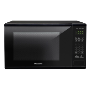 Panasonic Countertop Microwave Oven, 1.3 cu. ft with Genius Sensor, 1100 Watts, Black - NN-SU656B