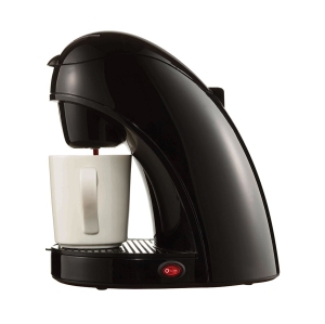 Brentwood 1-Cup Coffee Maker w/Mug, Black