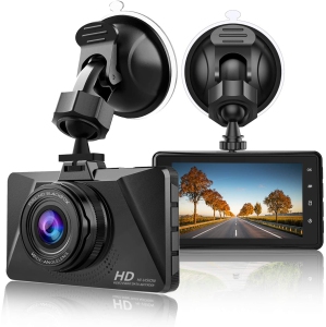 Dash Cam 1080P FHD Car Dashboard Camera 3 inch Car Driving Video Recorder with Super Night Vision, 170°Wide Angle
