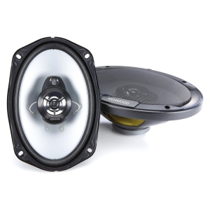 Kenwood KFC-6966S 6 x 9" 2-Way Coaxial Oval Speakers 400W, For Car, Black