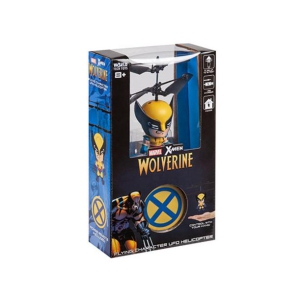 Marvel Licensed X-Men Wolverine 3.5 Inch Flying Figure IR UFO Big Head Helicopter - 33247