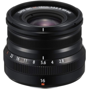 Fujifilm Fujinon Prime Lens XF16mm F2.8 R WR, Ultra-Wide Lens for Fujifilm X Mount Cameras