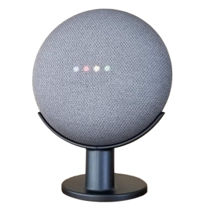 Mount Genie Google Home Mini Pedestal: Improves Sound Visibility and Charcoal