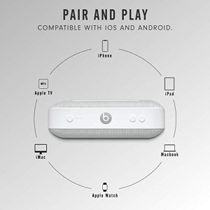 Beats by Dr. Dre Pill+ White Portable Speaker ML4P2LL/A | Best Buy