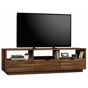 Sauder Harvey Park 71" TV Stand in Grand Walnut