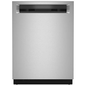 KitchenAid 24" 44dB Built-In Dishwasher with Stainless Steel Tub (KDPM804KPS) - PrintShield Stainless