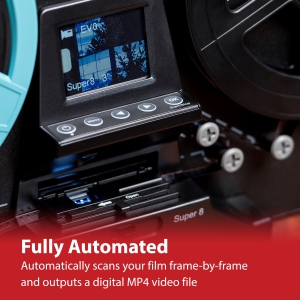 Magnasonic Super 8/8mm Film Scanner, Converts 3, 5 and 7 Super 8/8mm  Movie Reels into Digital Video(FS81)