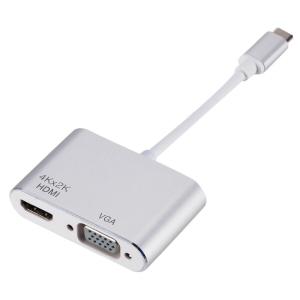 axGear USB-C to HDMI / VGA Converter Adapter 4K Screen Mirror Extend Graphics Card