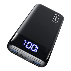 INIU Portable Charger, LED Display 20000mAh Power Bank with Type C & Micro USB Input, Dual 3A High-speed Output Battery Pac...
