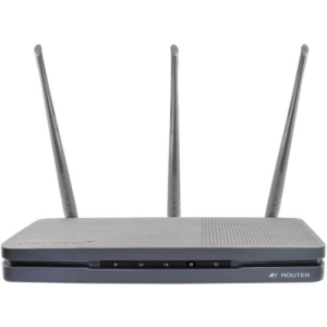 Amped Wireless - Wireless-AC1900 Dual-Band Wi-Fi Router - Black (B1900RT-CA)