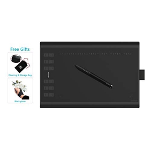 Huion New 1060Plus Graphics Drawing Tablet with 8192 Pressure Sensitivity and Built-in Card Reader 8 MicroSD Card 5080