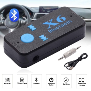 Wireless Bluetooth Adapter 3.5mm Aux Audio Music Receiver Stereo Car Mic - Free Shipping