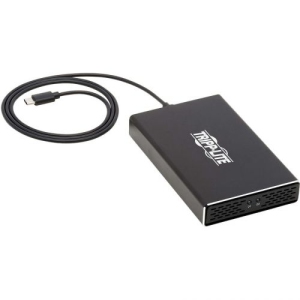 Tripp Lite U457-2M2-SATAG2 Drive Enclosure Serial ATA/600, M.2 - USB 3.1 Type C Host Interface - UASP Support External - Black