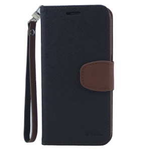 Samsung S6 Iphox Flip Case, Black02