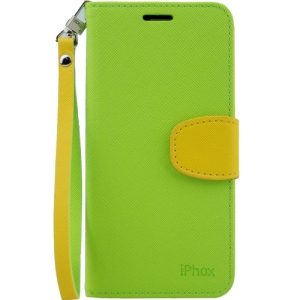 Samsung S6 Iphox Flip Case, Green