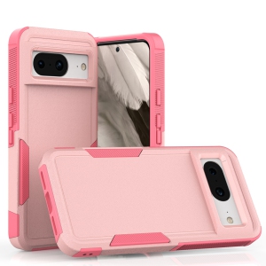 TopSave New Style Matt Polish PC+TPU 2 in 1 Slim Lightweight Shockproof, Rugged, Protective Armor Case For Google Pixel 9a 6.3" 5G, Pink