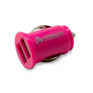 Adreama 2 Port Car Charger - Pink