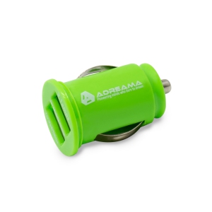 Adreama 2 Port Car Charger - Green