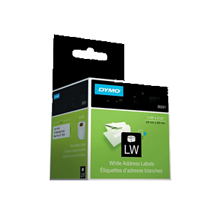 ~Brand New Original DYMO 30252 350 / Roll Labels Address Label Black on White 1-1/8" x 3-1/2" (28mm x 89mm) - 2 Rolls / Box