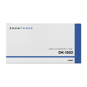 Zoomtoner Compatible BROTHER DK-1202 Die-Cut Shipping Paper Label WITH CARTRIDGE