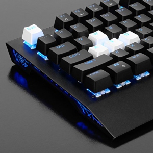 Backlit Clear WASD Keycaps Compatible with Mechanical Switches Keycap Puller Dust Brush and Microfiber Cloth ENHANCE Doubleshot PBT Keycaps Set Gaming Upgrade Kit Blue