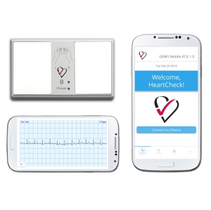 HeartCheck Personnel ECG Moniteur cardiaque - CANADA - Santé Canada & FDA nettoyé - Pas de frais d'abonnement