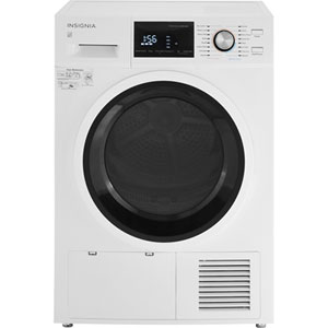 Insignia 4.4 Cu. Ft. Compact Stackable Ventless Heat Pump Electric Dryer with Moisture Sensing, Heat Pump & Energy Star (NS-FDRE44W1-C) - White
